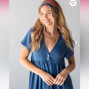 Natural Life Avery Wide-Leg Jumpsuit - Indigo